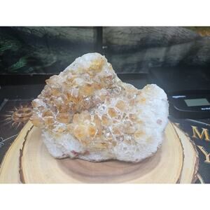 9.1 Lbs Heat Amethyst Crystal